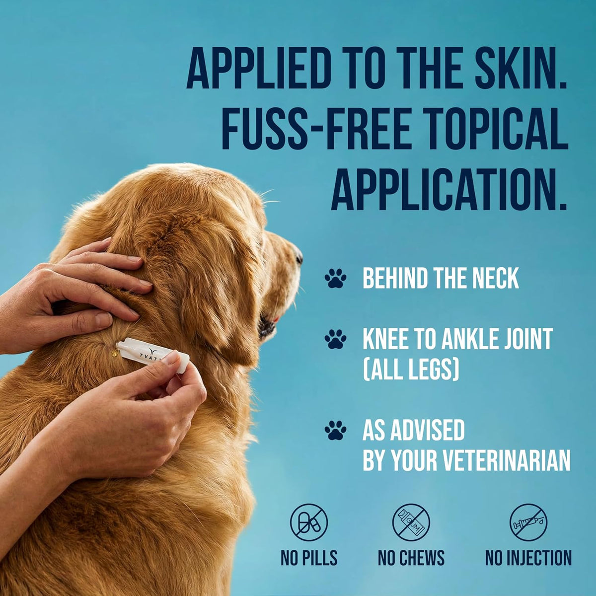 tvati pet topical daily mobility formula for dogs, close-up detail