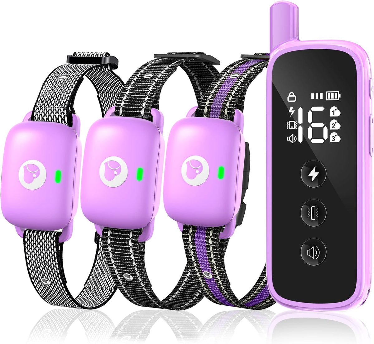 shock collar for dogs 3pack, 2600ft dog shock, main product view