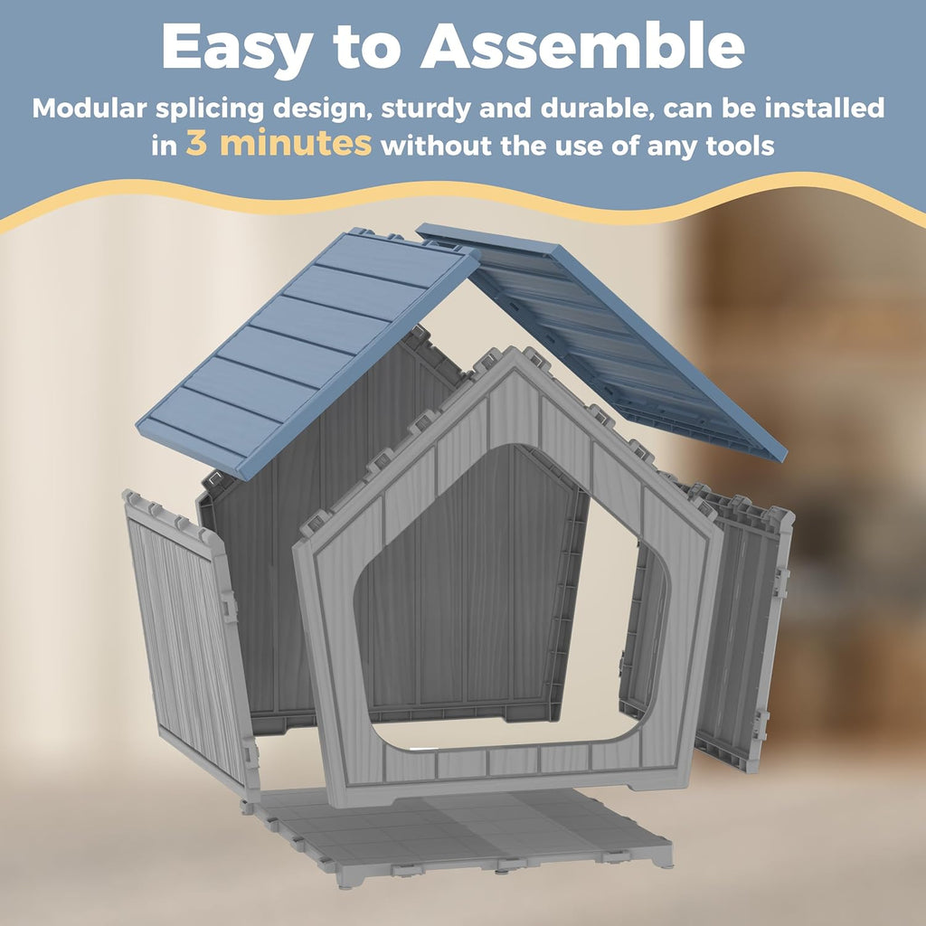 dog house indoor outdoor cat house animal shelter showing dimensions