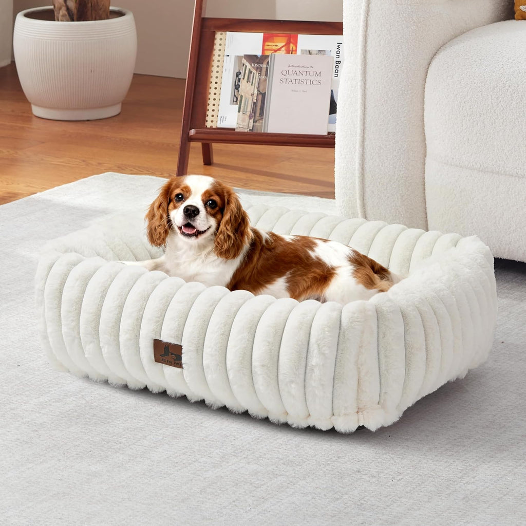 washable dog bed for small medium dogs, rectangle, view 9