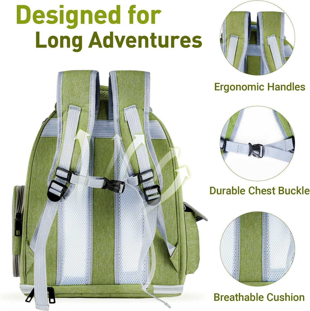 cat backpack carrier clear bubble window for cats, side view