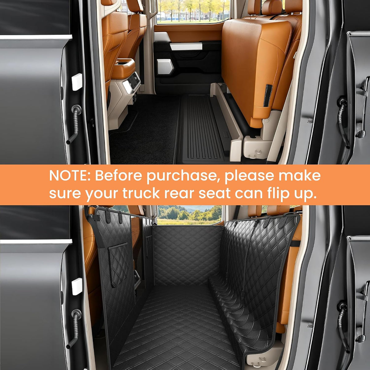 peticon f150 floor cover for crew cab trucks, view 9