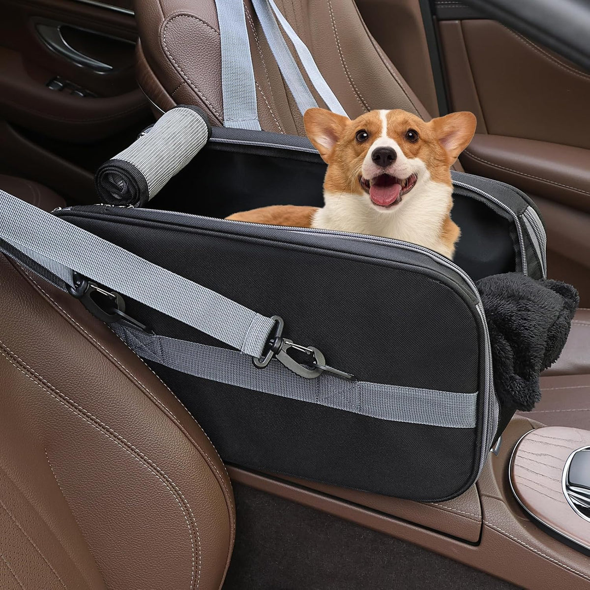 center console dog car seat for small dogs,dog, main product view