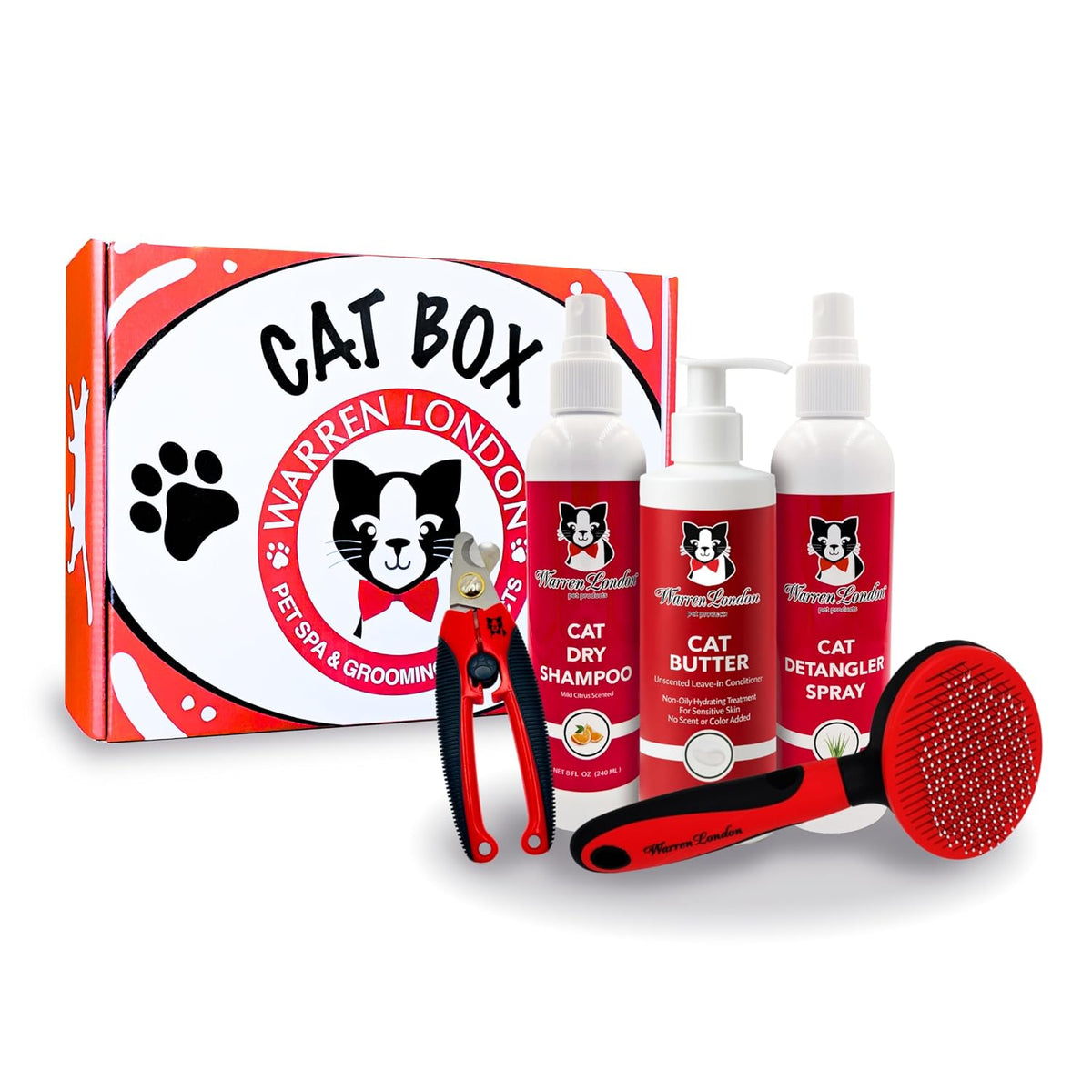 warren london ultimate cat grooming gift box –, main product view