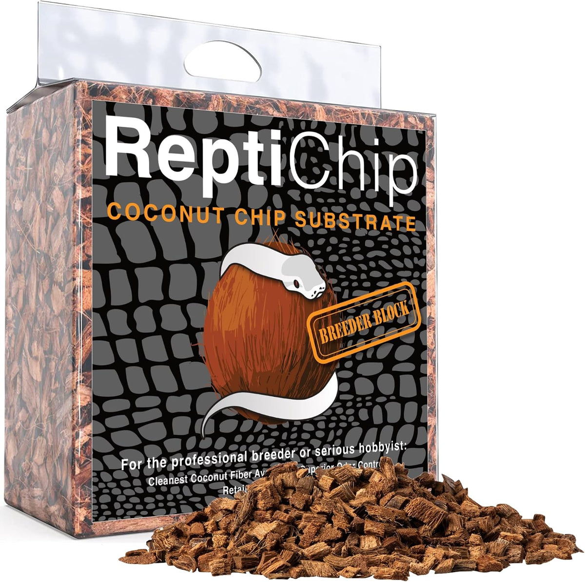 reptichip reptile substrate coconut chip bedding 72 quart, main product view