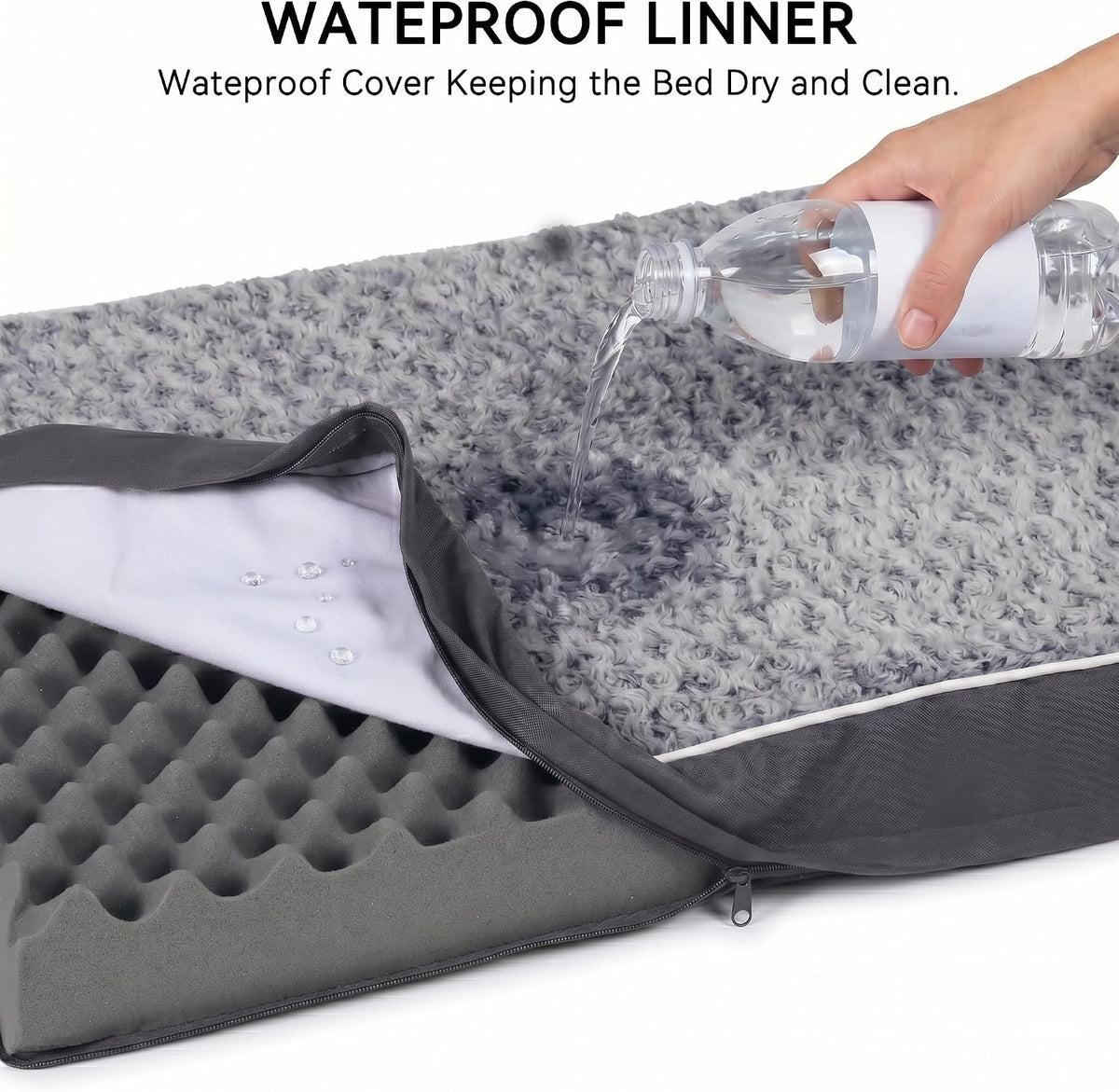 western home wh orthopedic xl dog bed extra showing dimensions