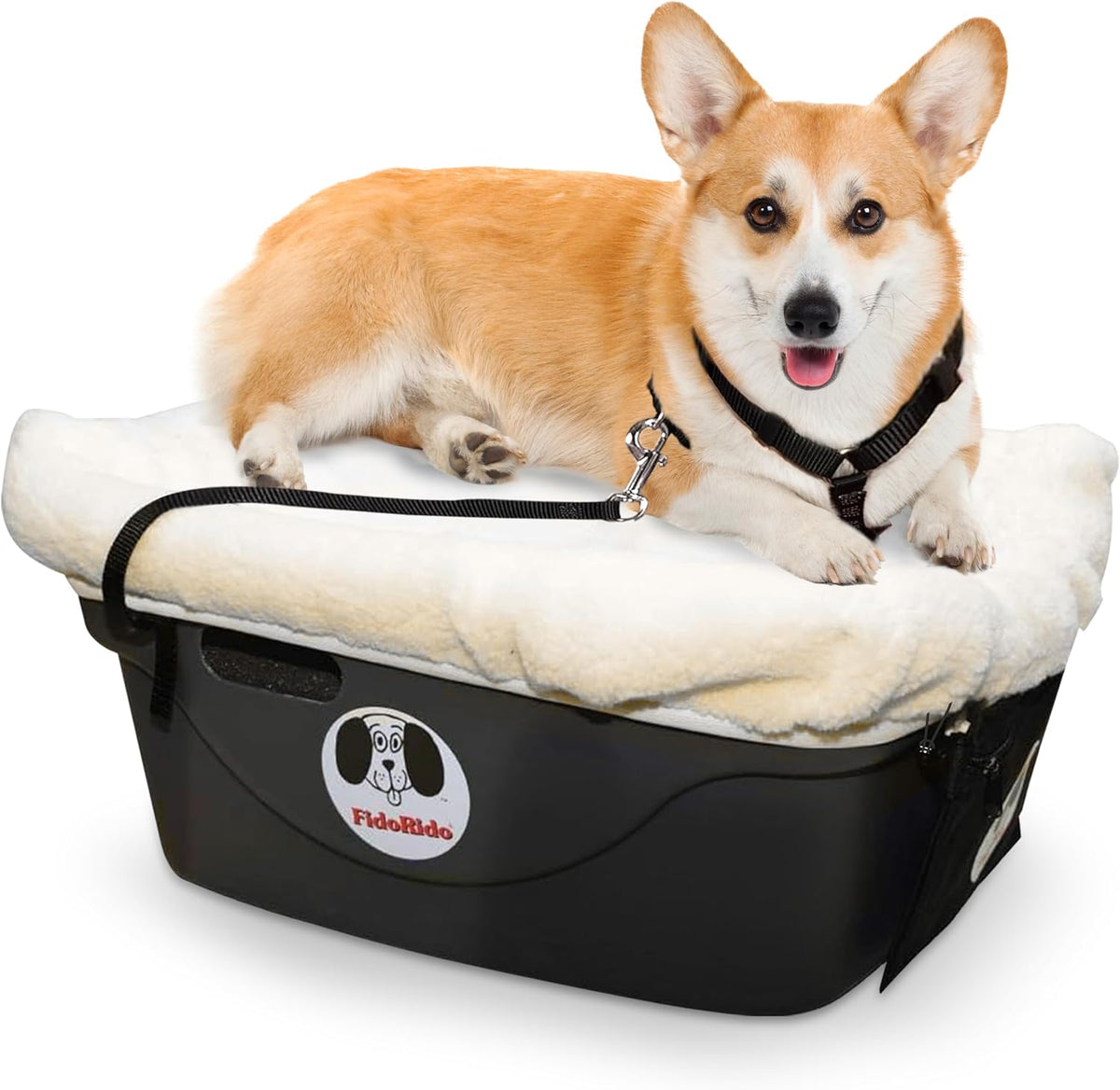 fidorido dog car seat, beige, booster seat for, main product view