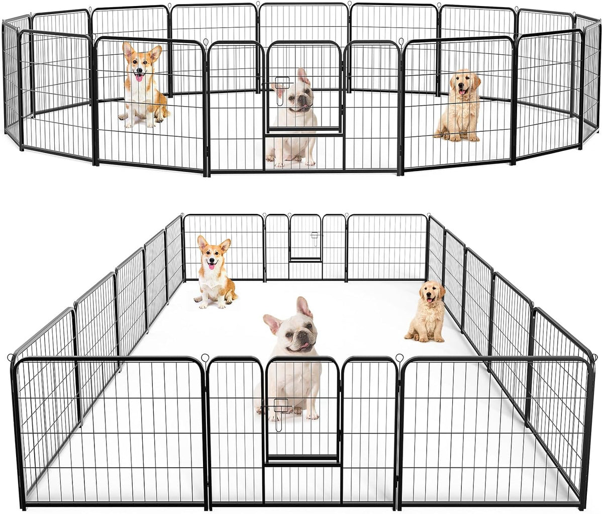 dumos dog playpen 16 panels 24 inch indoor, main product view