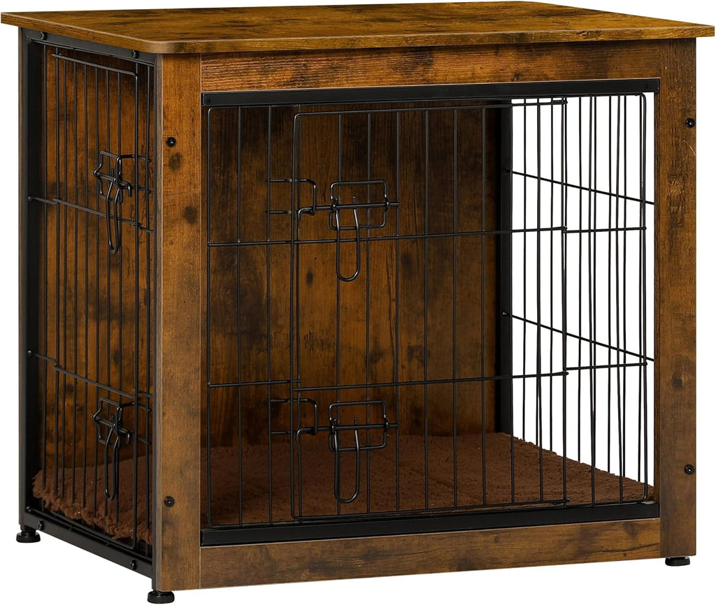 dwanton 27" dog crate furniture, dog kennel indoor, main product view