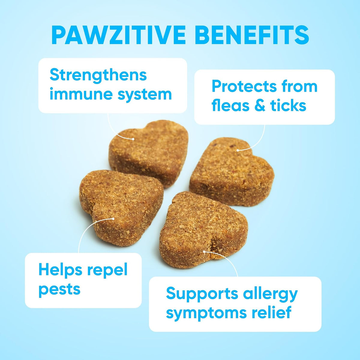 chewable flea and tick prevention for dogs, side view