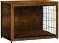 dwanton 38.5" xl dog crate furniture with cushion, main product view