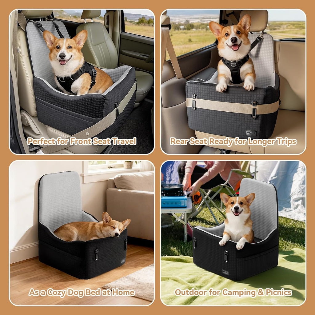 petsfit dog car seat with patented safety system, view 9