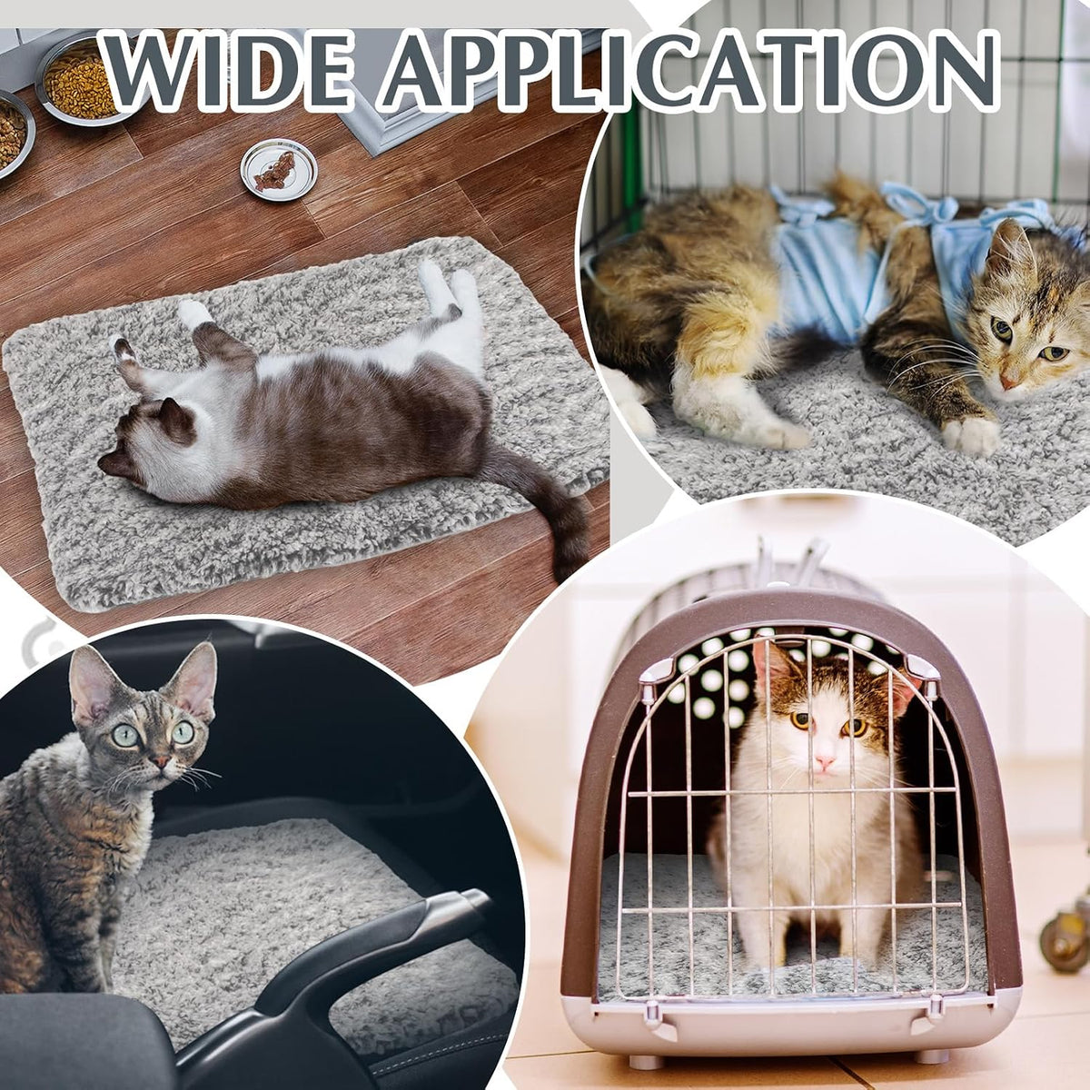 drydiet 4 pack self warming cat mat for, package contents