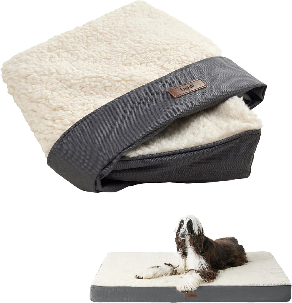 le sure washable egg crate foam plush dog, main product view