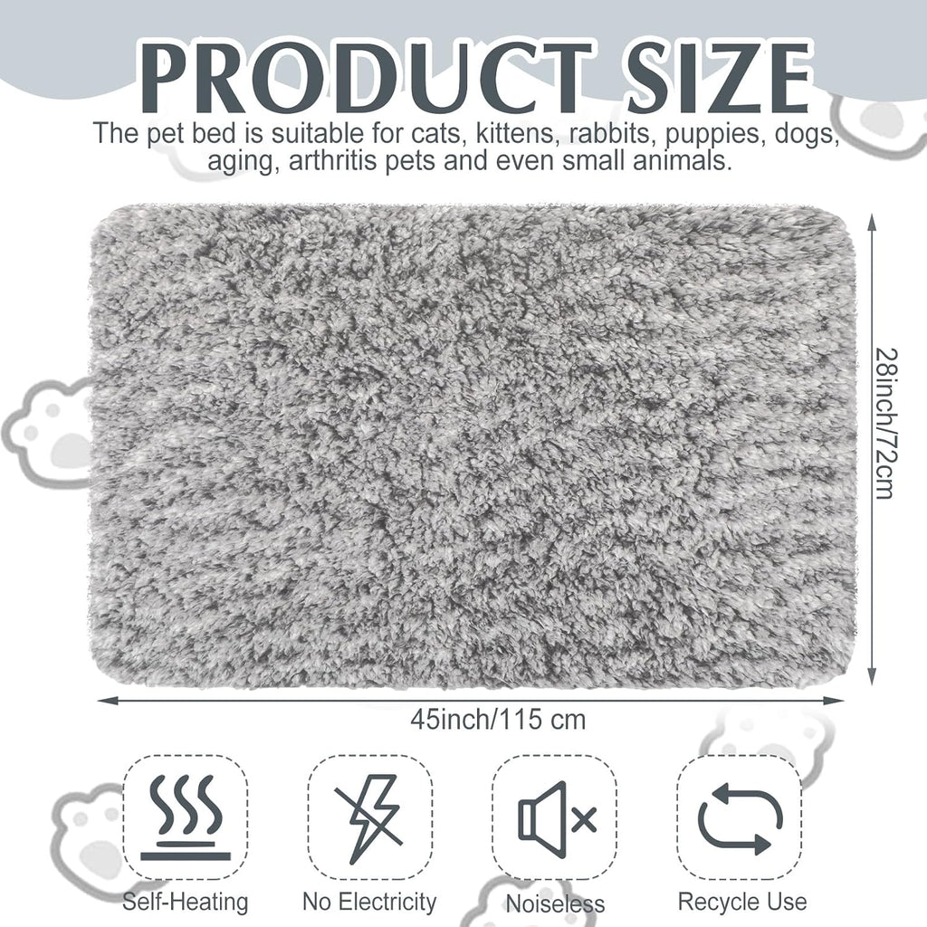 drydiet 4 pack self warming cat mat for shown in use