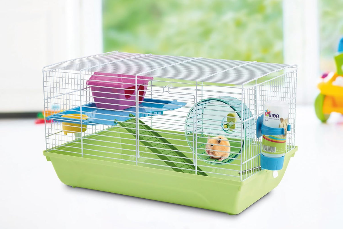 savic martha white cage 4pcs 500 g shown in use