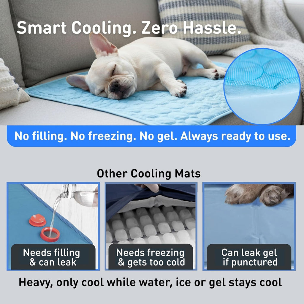 inspector tail dog cooling mat, indoor & outdoor, package contents