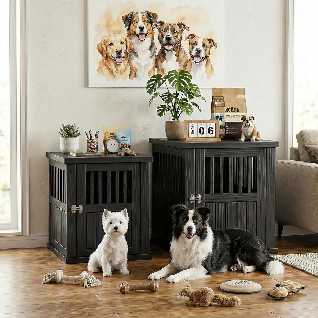 efu 32 inch small dog crate furniture, indoor, package contents