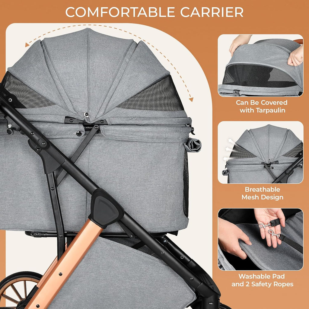 mamizo dog stroller for medium dogs up to on a desk or shelf