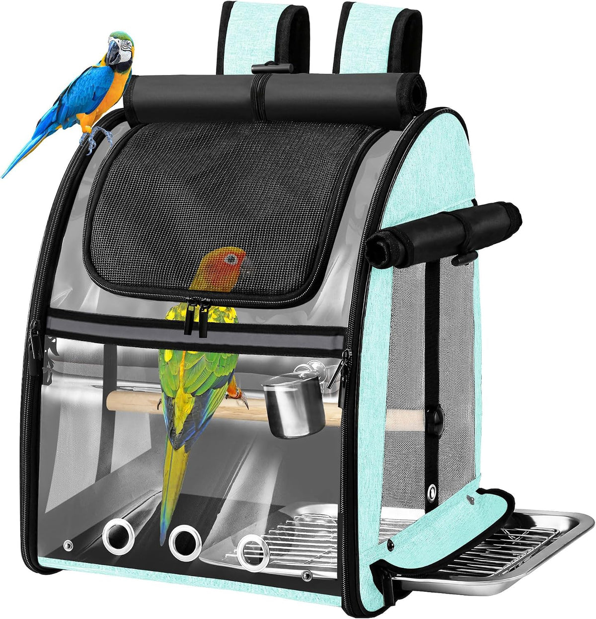 bird carrier bag with indestructible stainless steel mesh, main product view
