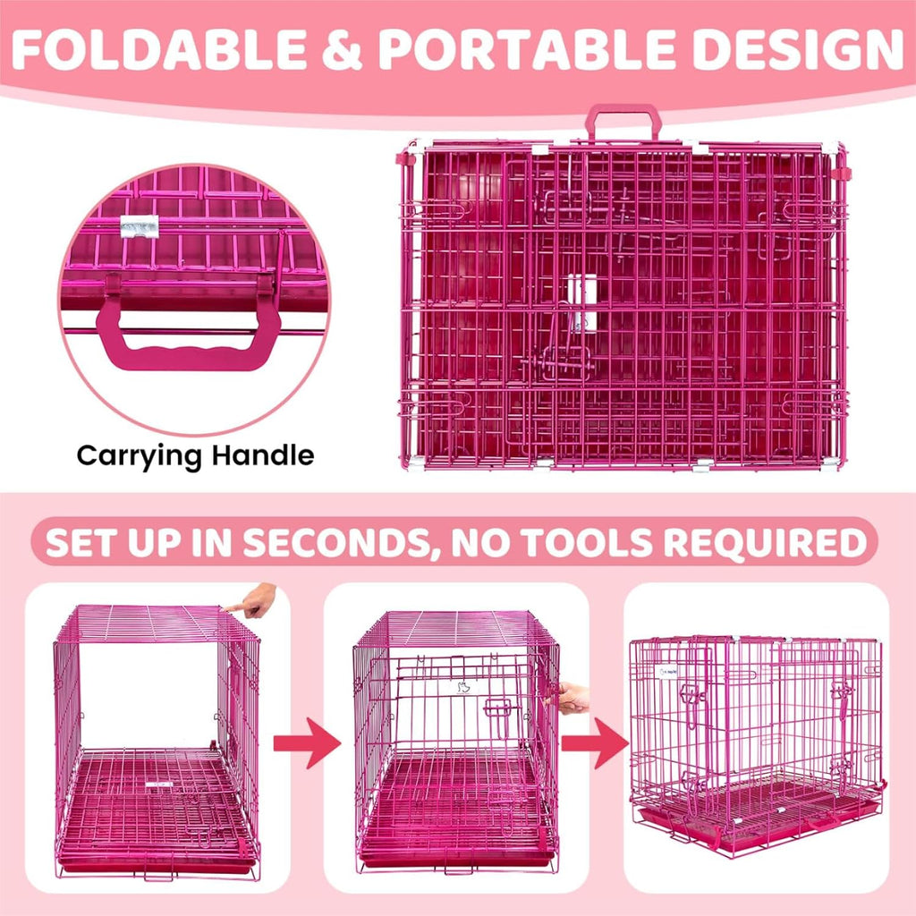 homey pet 24 inch small dog crate for, package contents