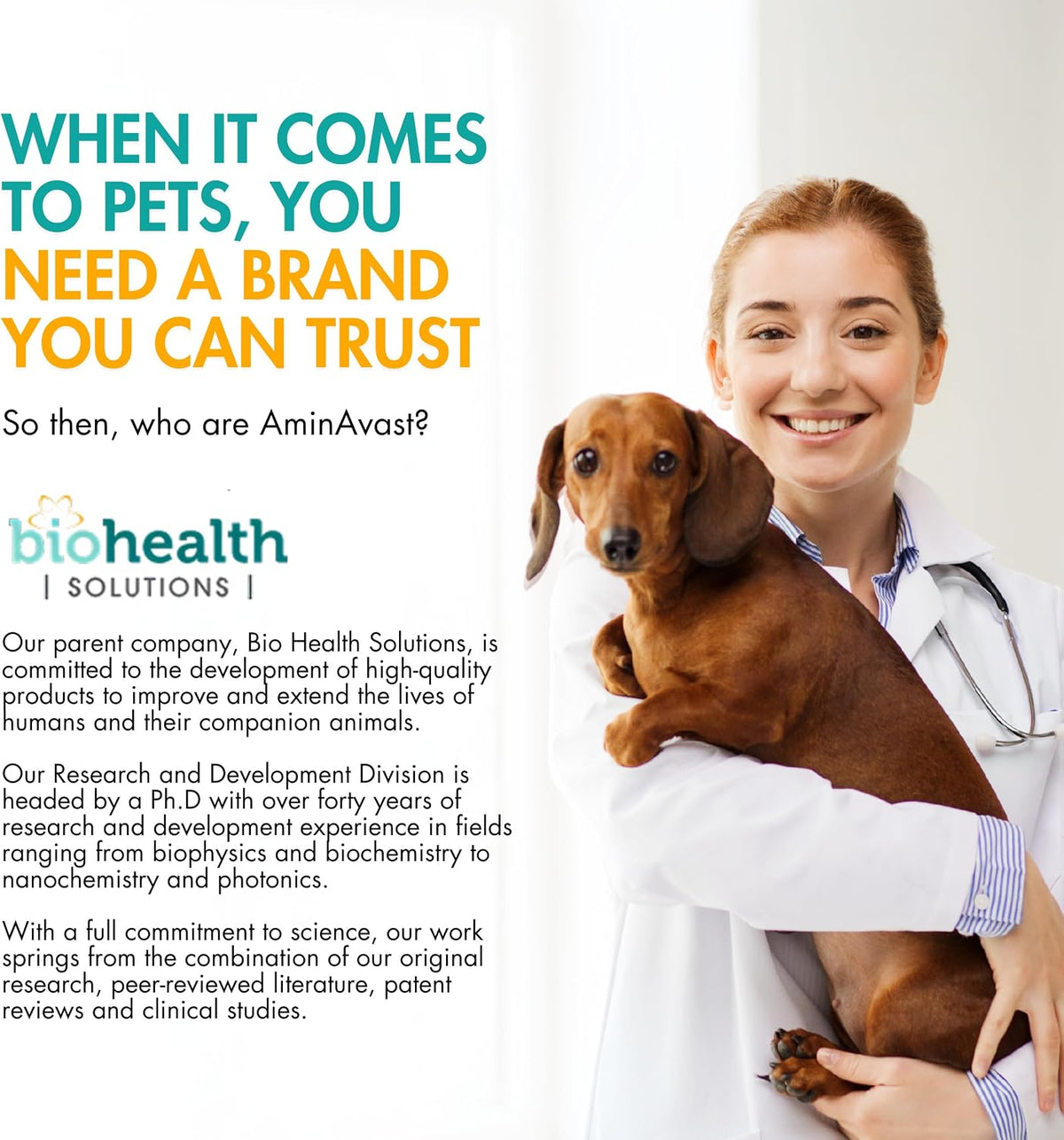 aminavast kidney support for cats & small dogs showing dimensions