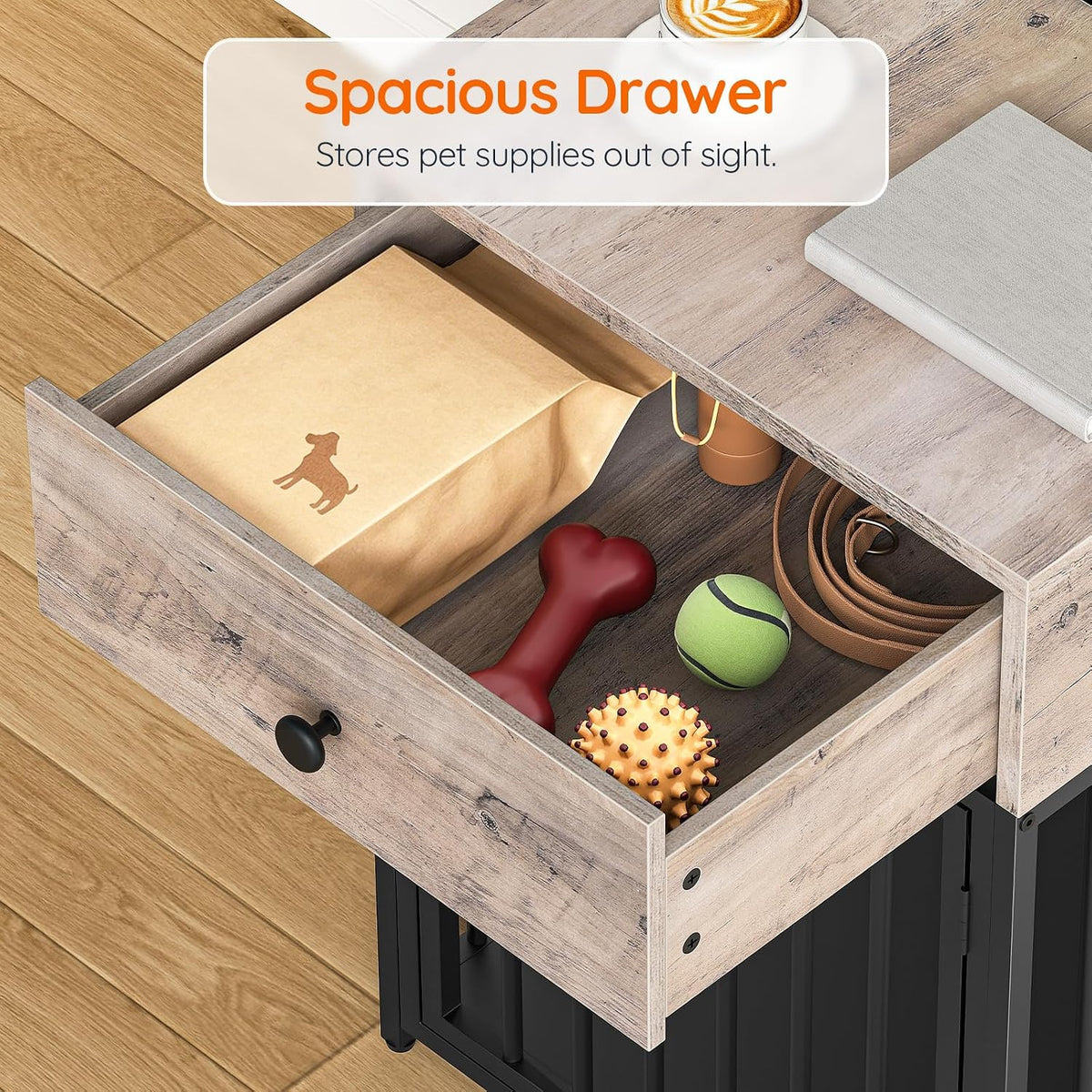 hoobro dog crate furniture, wooden dog house, decorative, package contents