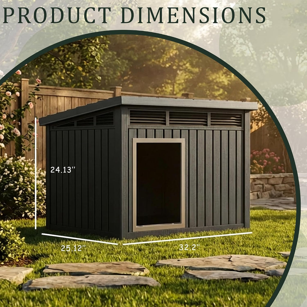 easyup outdoor dog house shelter, waterproof uv resistant, package contents