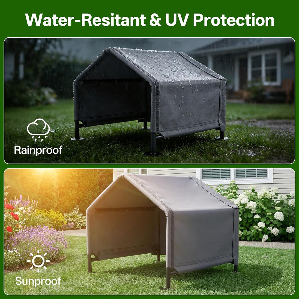 mewang small dog tent outdoor, pet shade shelter, close-up detail