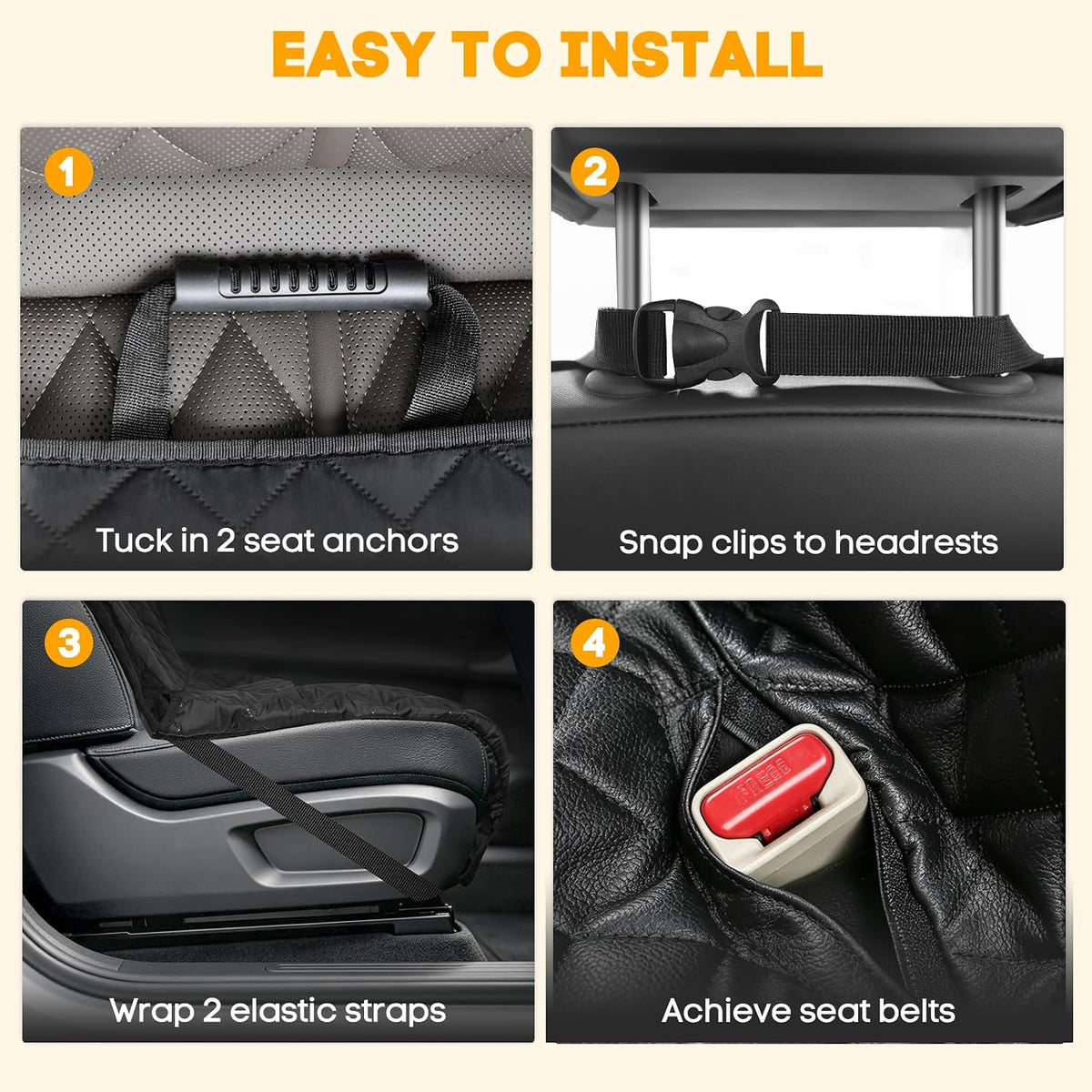 peticon waterproof scratchproof pet bench seat covers for, view 9