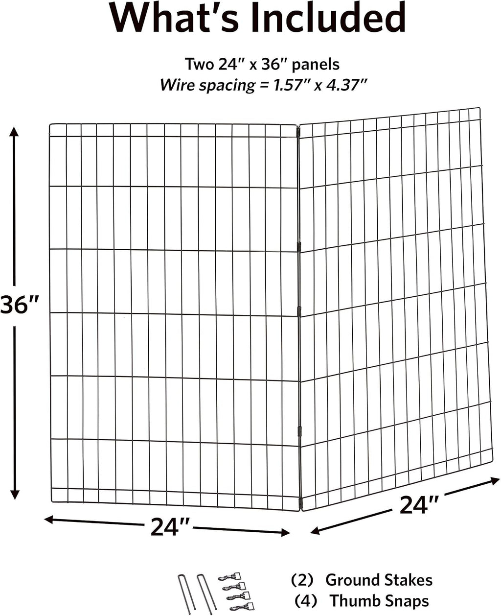midwest homes for pets add-on panel, 36 inch, close-up detail
