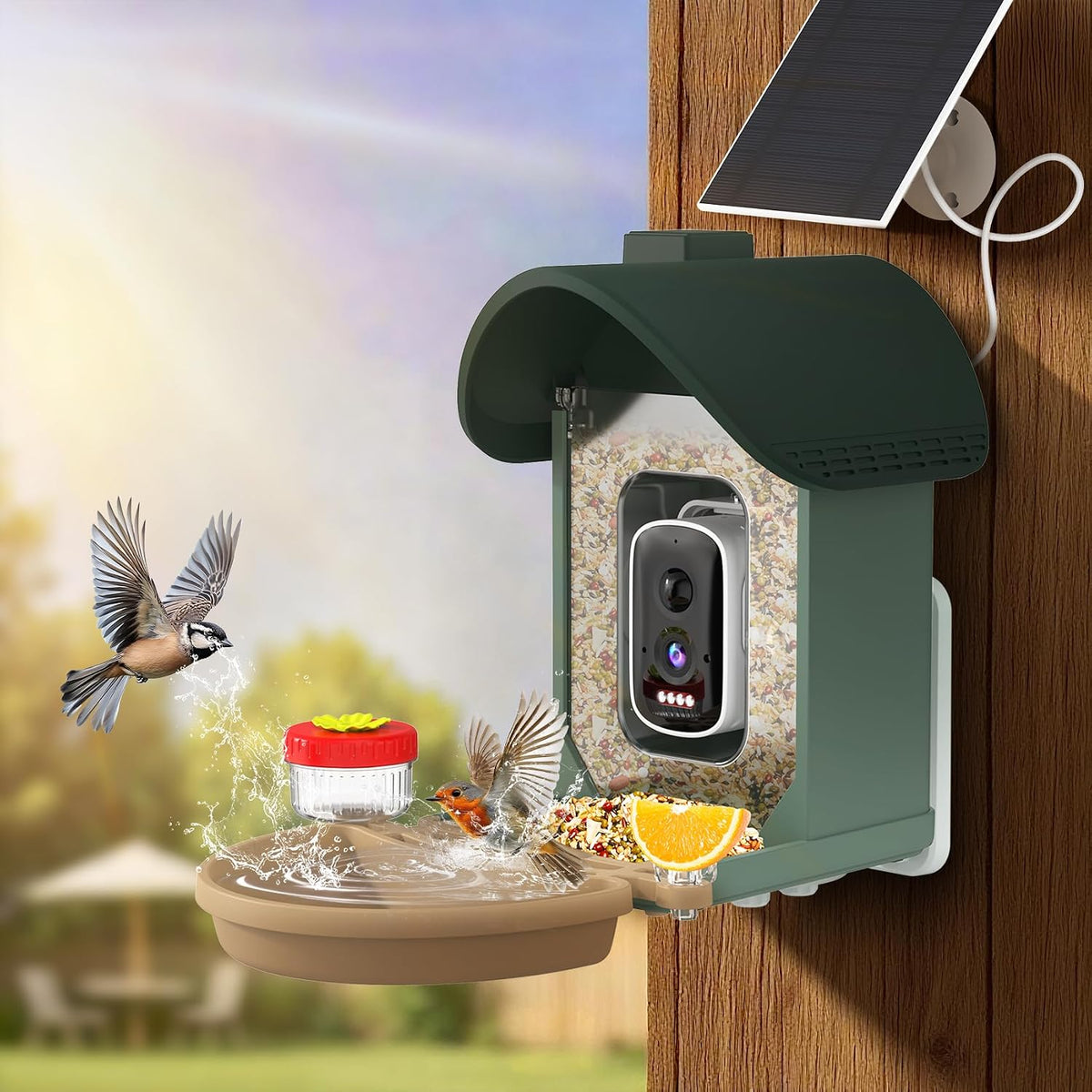 chirpingpal™ ai smart bird feeder with camera |, main product view
