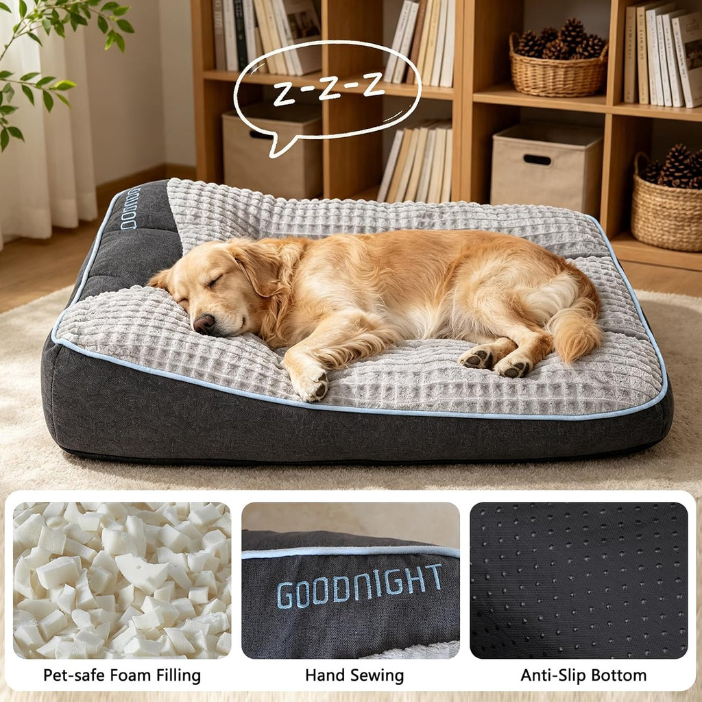 orthopedic xl dog bed for large dogs up shown in use