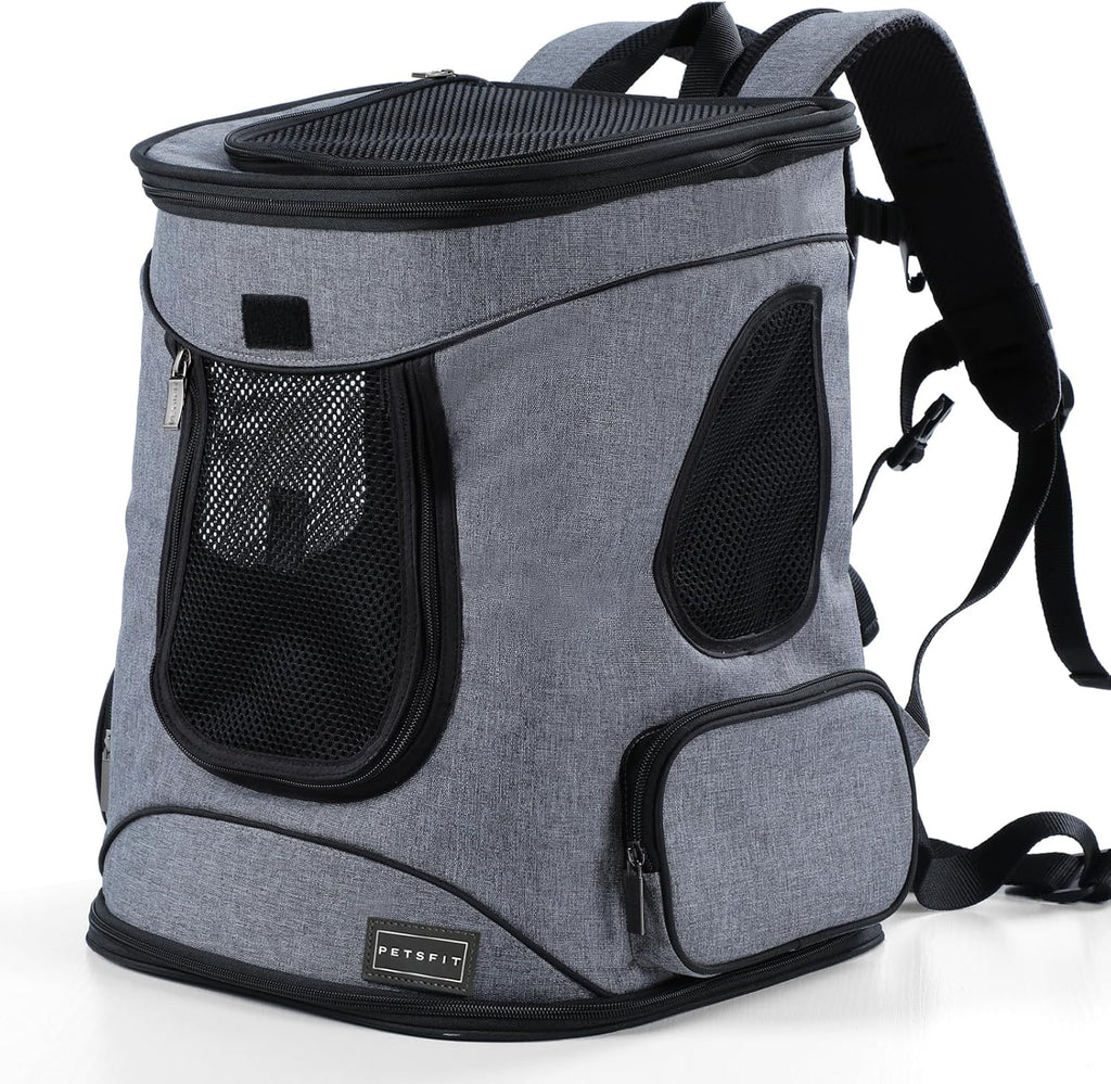 petsfit dog and cat backpack carrier, padded waist, main product view