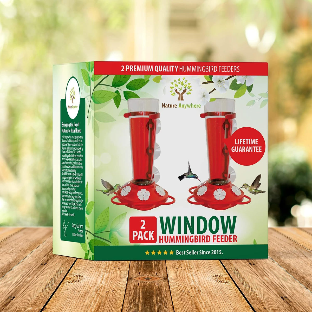 window hummingbird feeders for outdoors including 3 colors, main product view