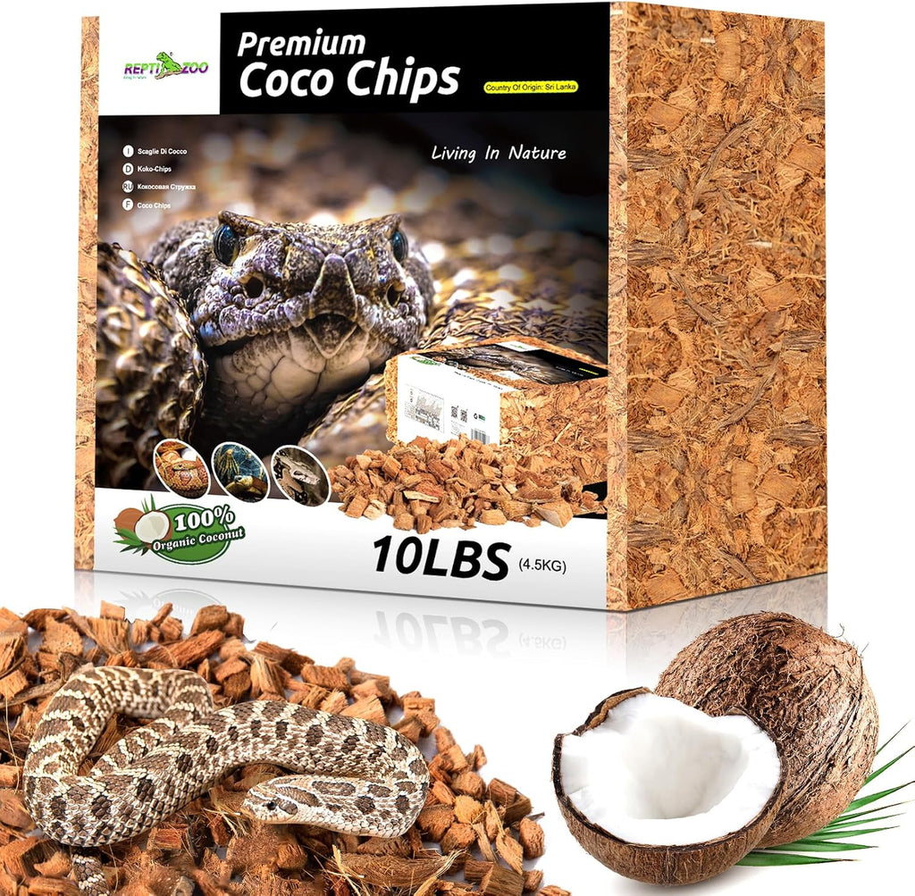 repti zoo 72 quart reptiles coconut chip substrate, main product view
