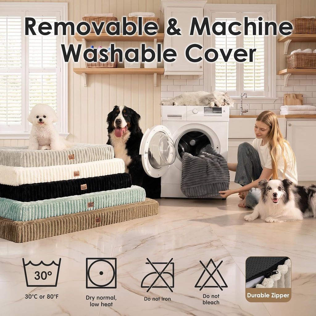 eheyciga orthopedic xxl dog bed 47"x29" extra large on a desk or shelf