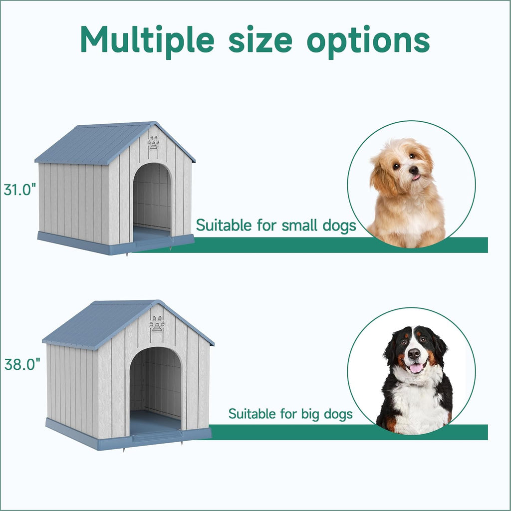 vixzen dog house outdoor large breed - 38, side view