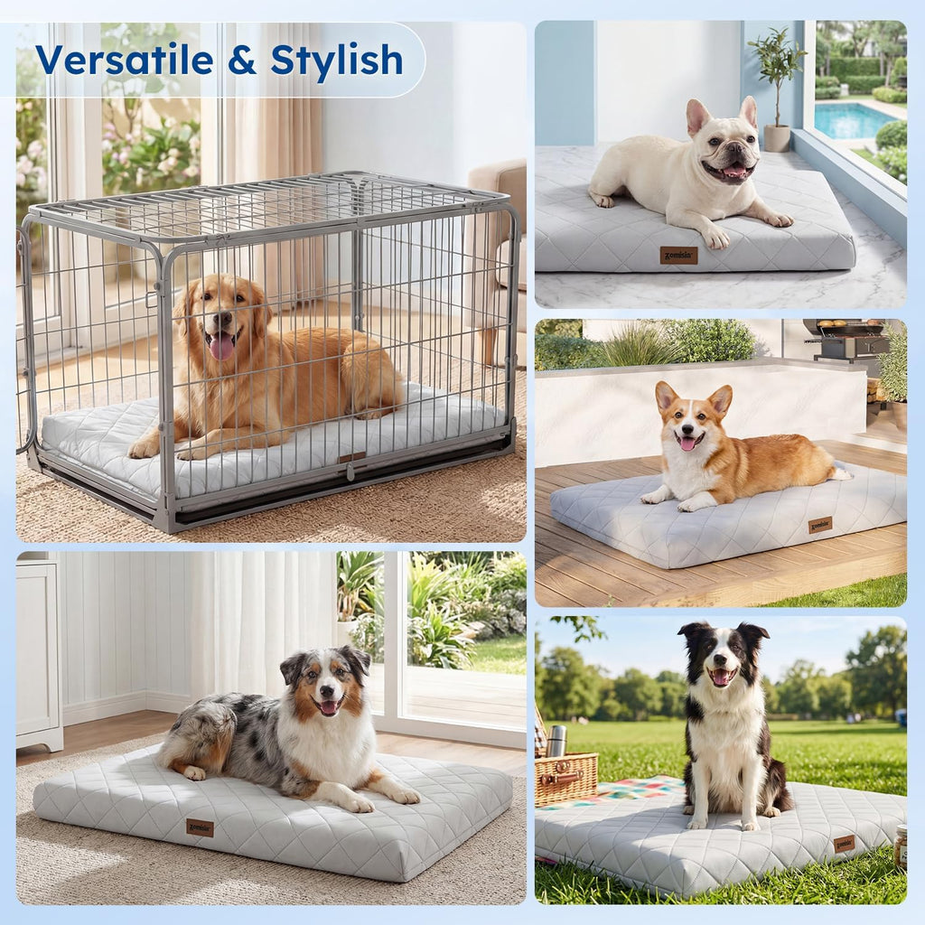 zomisia cooling dog bed for crate, q-max>0.5 cooling, package contents