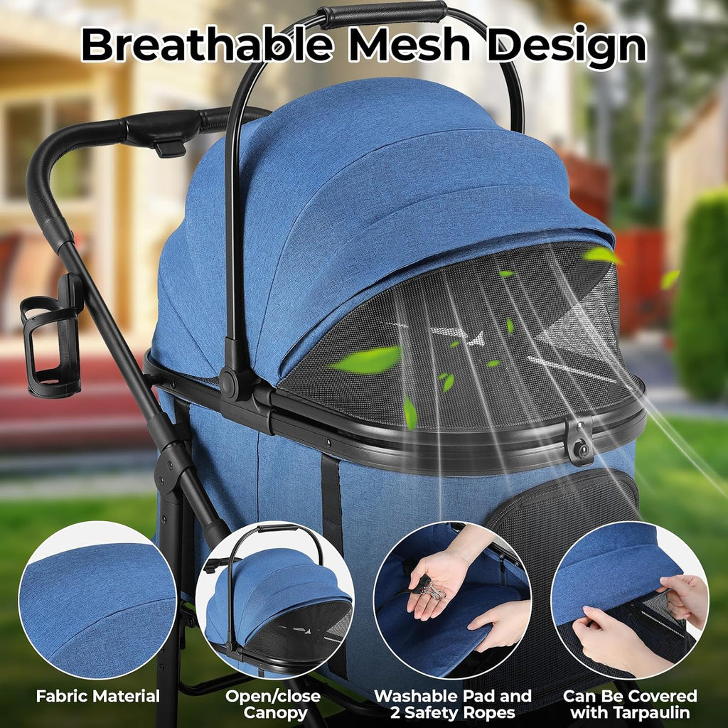 mamizo pet stroller for medium dogs up to, package contents