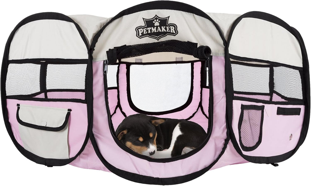 portable puppy playpen - small pop-up play yard, main product view