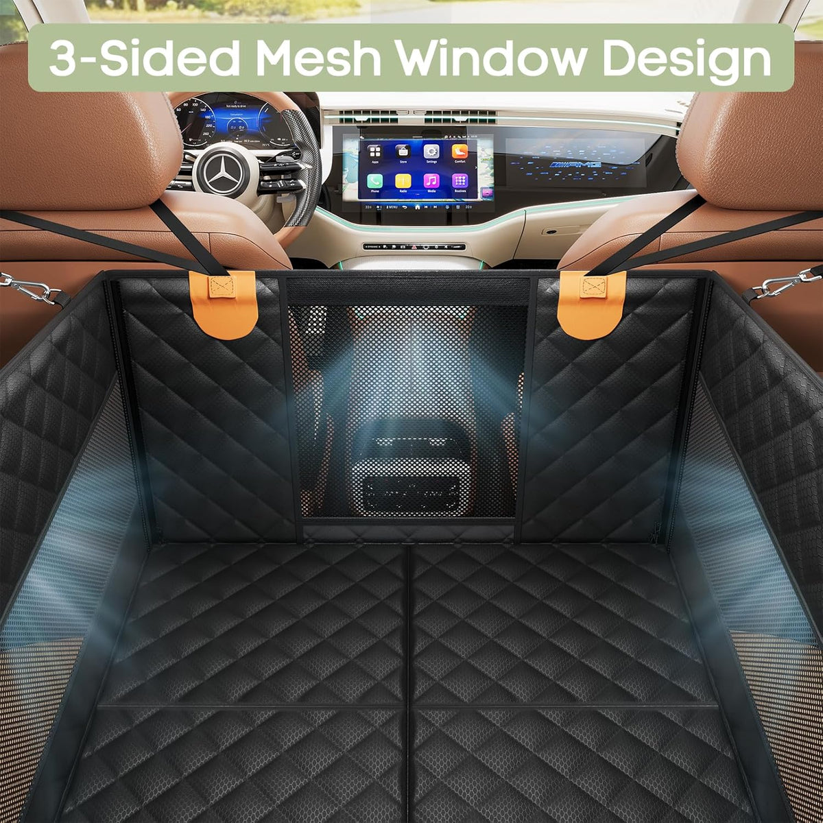 dog car seat for large medium dogs, hard on a desk or shelf