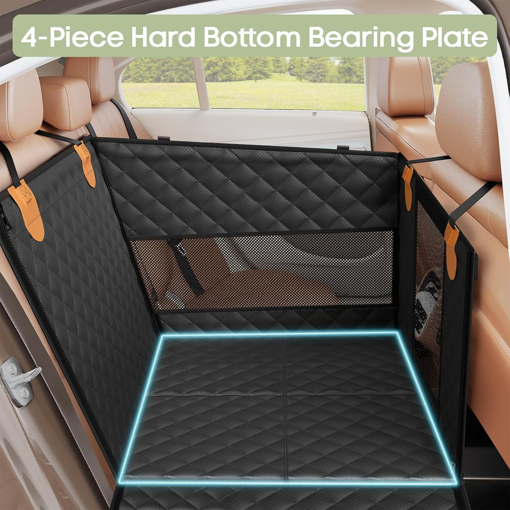 dog car seat for large medium dogs, hard, side view