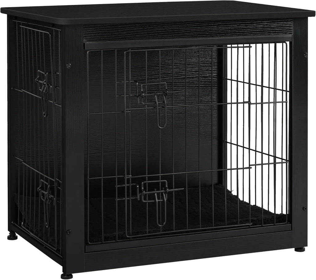 dwanton 27" dog crate furniture, dog kennel indoor, main product view