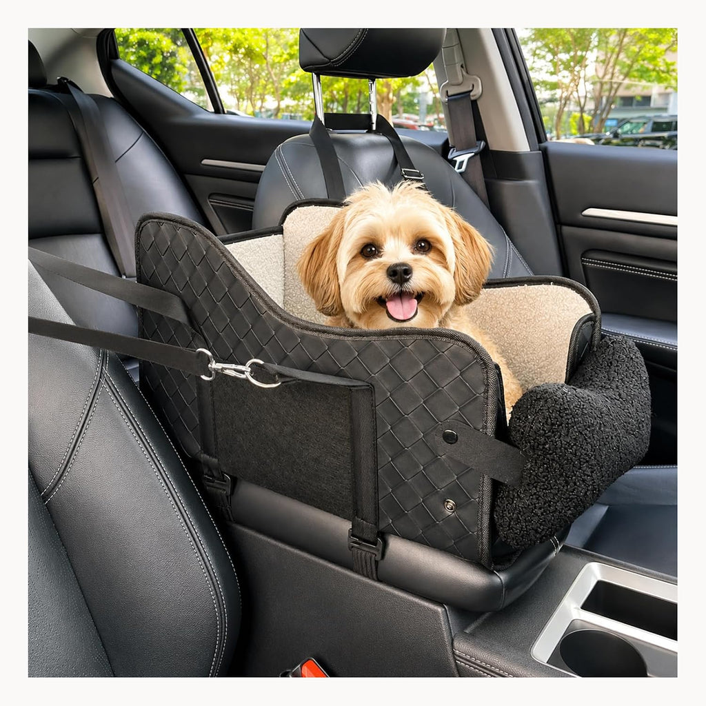 center console dog car seat for small dogs, main product view
