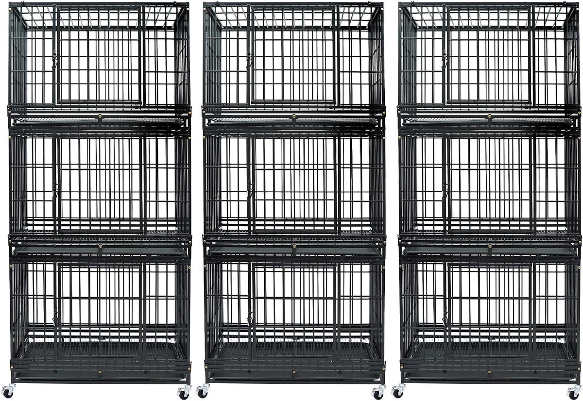 36 inch stackable heavy duty metal pet grooming, main product view