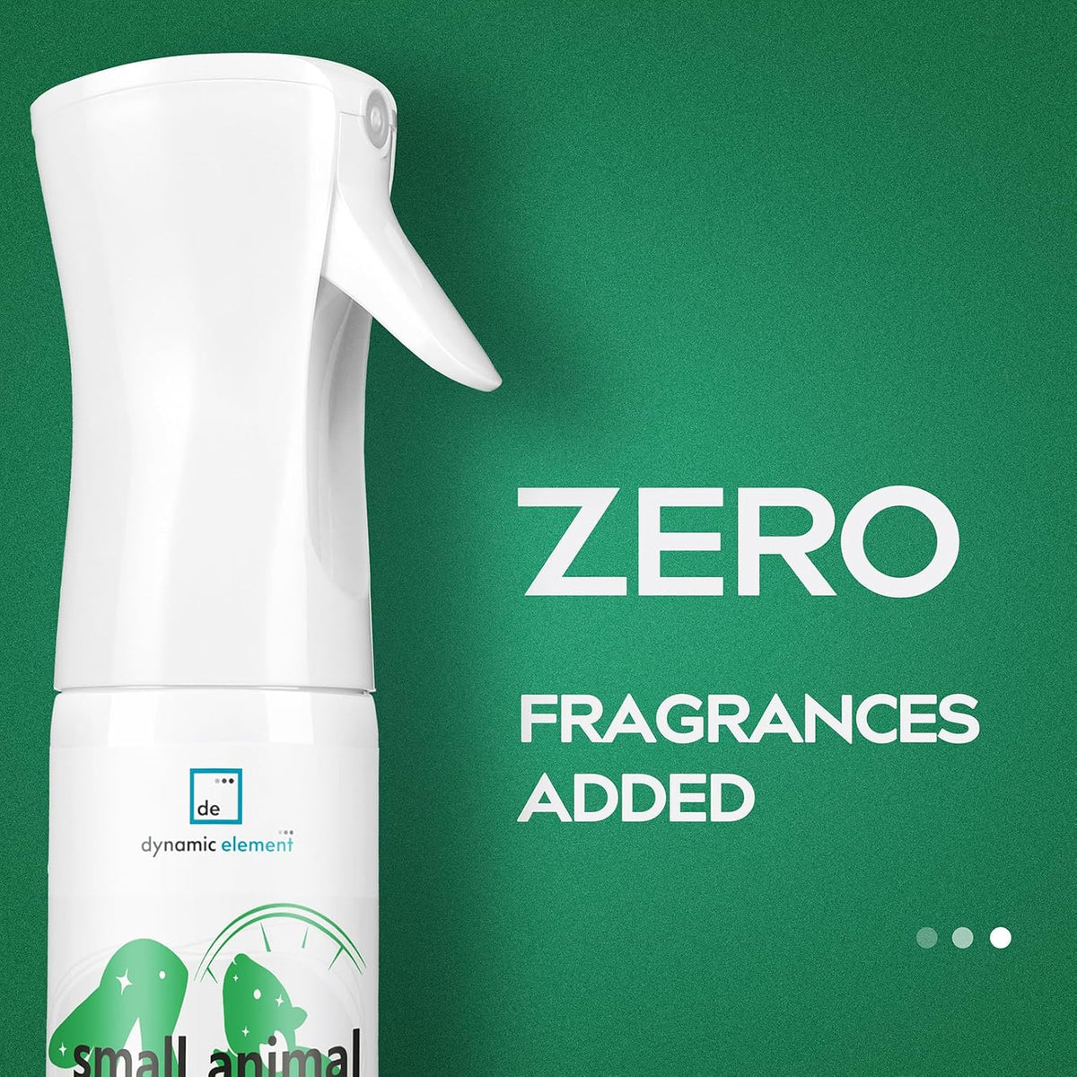 small animal cage deodorizer spray, unscented, 9 fl, close-up detail