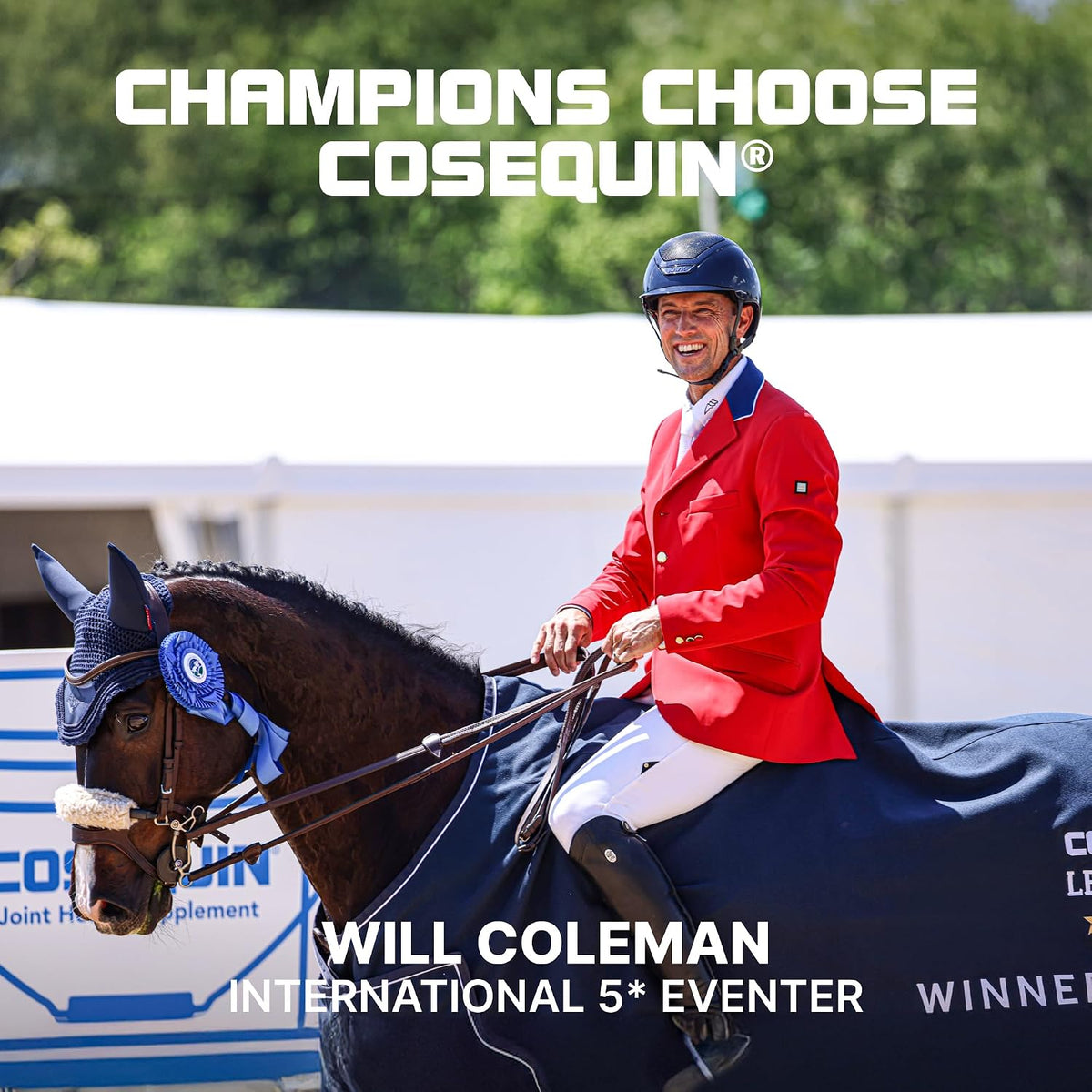 nutramax cosequin asu horse joint supplement + glucosamine shown in use