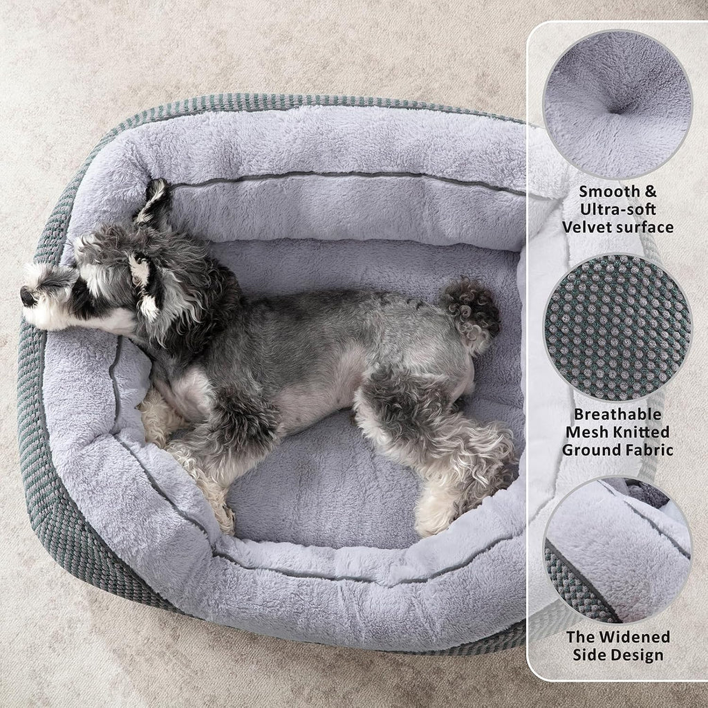invenho medium dog beds for medium dogs washable shown in use