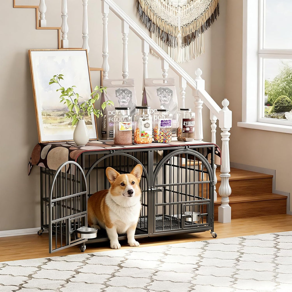 dosker 42" heavy duty metal dog crate cage, package contents